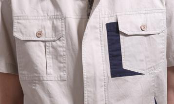 夏季勞保工人工作服訂制細節(jié)圖